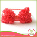 Headband & Large Light Pink Removable flower Bow with Alligator clip
